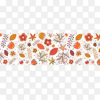 卡通秋季花草-空若网 卡通秋季花草-空若网