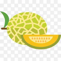 夏季水果切开的哈密瓜-空若网 夏季水果切开的哈密瓜-空若网