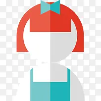 扁平化刘海女孩子-空若网 扁平化刘海女孩子-空若网