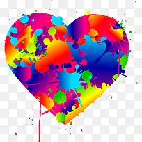 矢量彩色爱心-空若网 矢量彩色爱心-空若网
