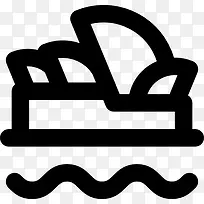 悉尼歌剧院图标-空若网 悉尼歌剧院图标-空若网