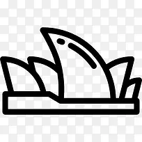 悉尼歌剧院图标-空若网 悉尼歌剧院图标-空若网