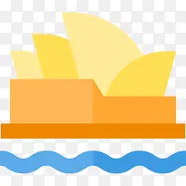 悉尼歌剧院图标-空若网 悉尼歌剧院图标-空若网