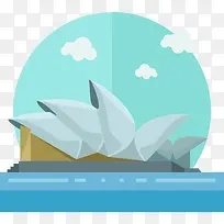 悉尼歌剧院图标-空若网 悉尼歌剧院图标-空若网