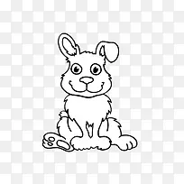 手绘简笔兔子-空若网 手绘简笔兔子-空若网