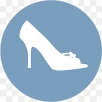 扁平化图标高跟鞋-空若网 扁平化图标高跟鞋-空若网