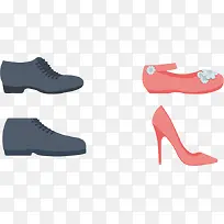 矢量扁平化鞋子-空若网 矢量扁平化鞋子-空若网