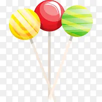 卡通彩色棒棒糖-空若网 卡通彩色棒棒糖-空若网