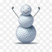 高尔夫球雪人-空若网 高尔夫球雪人-空若网