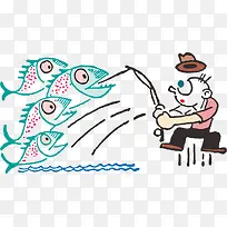 钓鱼的人-空若网 钓鱼的人-空若网