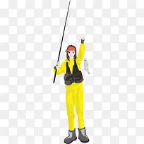 钓鱼的女生-空若网 钓鱼的女生-空若网