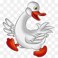 手绘卡通大白鹅-空若网 手绘卡通大白鹅-空若网