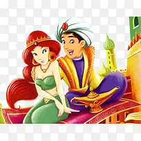 阿拉丁插画-空若网 阿拉丁插画-空若网