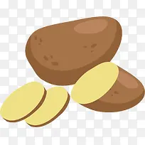 卡通土豆装饰插画-空若网 卡通土豆装饰插画-空若网