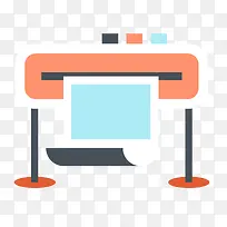 矢量打印机素材-空若网 矢量打印机素材-空若网