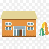 扁平化房屋食堂-空若网 扁平化房屋食堂-空若网