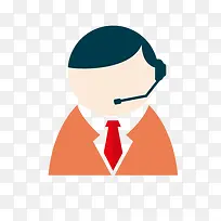 矢量手绘客服符号图形-空若网 矢量手绘客服符号图形-空若网