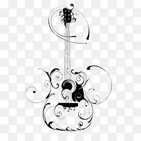 手绘吉他-空若网 手绘吉他-空若网