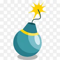 矢量图多彩条纹地雷-空若网 矢量图多彩条纹地雷-空若网