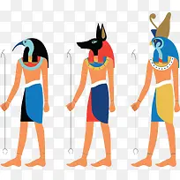 动物头像埃及人物-空若网 动物头像埃及人物-空若网