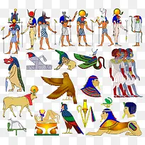 埃及人物动物插画图片-空若网 埃及人物动物插画图片-空若网