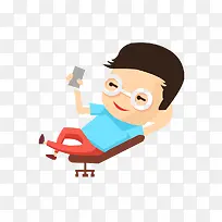 躺着的卡通人物-空若网 躺着的卡通人物-空若网