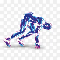 起跑的运动员-空若网 起跑的运动员-空若网