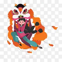 ��ɫ�й�����ʨװ��ͼ��-������