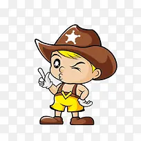 可爱的小牛仔-空若网 可爱的小牛仔-空若网