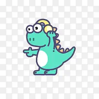 扁平化恐龙PNG下载-空若网 扁平化恐龙PNG下载-空若网