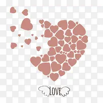 心形和翅膀矢量素材-空若网 心形和翅膀矢量素材-空若网