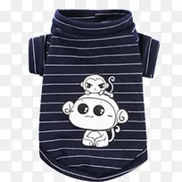宠物宝宝时尚小猴子印花上衣-空若网 宠物宝宝时尚小猴子印花上衣-空若网