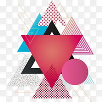 矢量时尚三角形背景-空若网 矢量时尚三角形背景-空若网