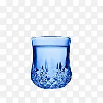 蓝色玻璃水杯-空若网 蓝色玻璃水杯-空若网