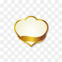 金色心形促销边框-空若网 金色心形促销边框-空若网