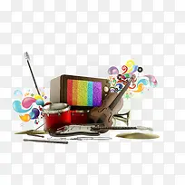 乐器装饰素材-空若网 乐器装饰素材-空若网