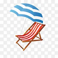 矢量沙滩伞-空若网 矢量沙滩伞-空若网