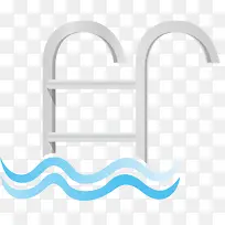 手绘游泳池楼梯-空若网 手绘游泳池楼梯-空若网