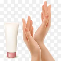 护手霜产品海报矢量素材-空若网 护手霜产品海报矢量素材-空若网