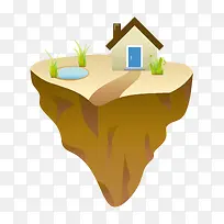 矢量扁平化房子-空若网 矢量扁平化房子-空若网