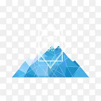 文案背景元素 蓝色 扁平化 -空若网 文案背景元素 蓝色 扁平化 -空若网