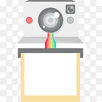 扁平化彩虹相机图标元素矢量素材-空若网 扁平化彩虹相机图标元素矢量素材-空若网