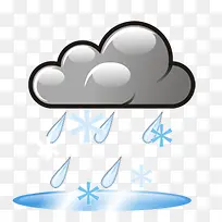 雨夹雪卡通-空若网 雨夹雪卡通-空若网