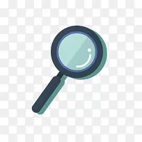 矢量卡通扁平化放大镜png-空若网 矢量卡通扁平化放大镜png-空若网