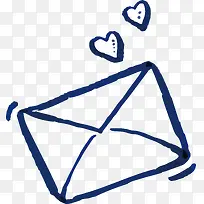 水彩信封插画设计-空若网 水彩信封插画设计-空若网