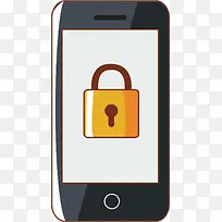 手机上锁png矢量素材-空若网 手机上锁png矢量素材-空若网
