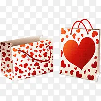 爱心图案礼物袋-空若网 爱心图案礼物袋-空若网