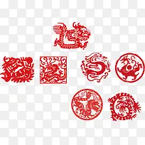 龙飞背景PNG矢量元素-空若网 龙飞背景PNG矢量元素-空若网