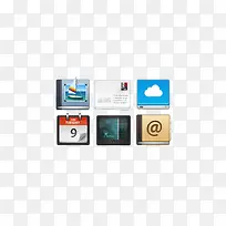 六款App图标PSd素材-空若网 六款App图标PSd素材-空若网