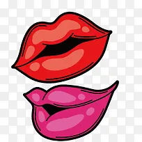 红色嘴唇印子-空若网 红色嘴唇印子-空若网